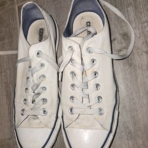 Converse White Canvas Sneakers